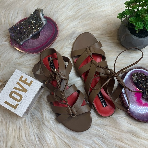 Charles Jourdan Gladiator Sandals Size 9 - Picture 4 of 5